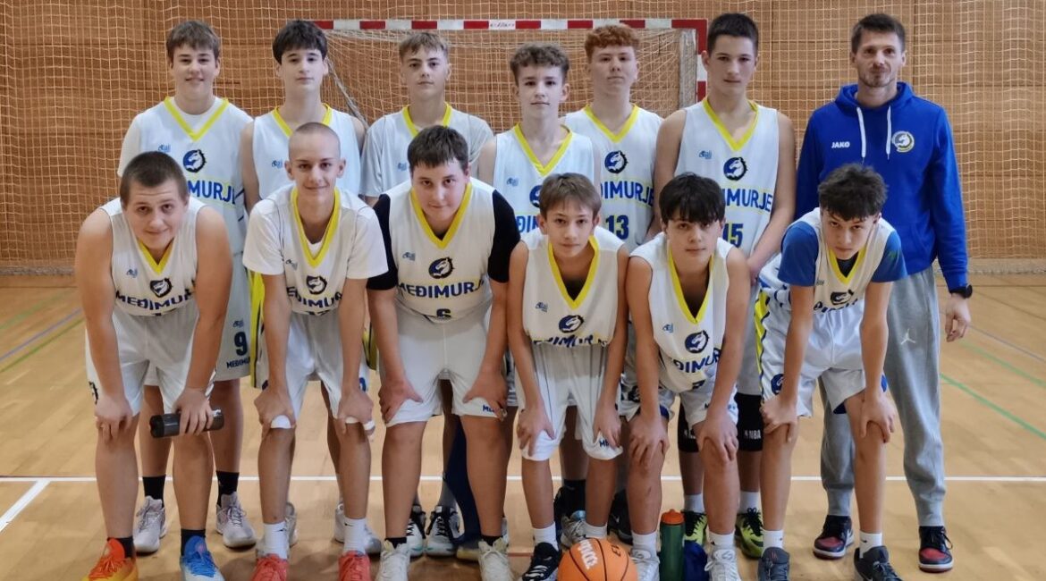 Ekipa U15 pretkadeti KK Međimurje sezona 2025./2026.