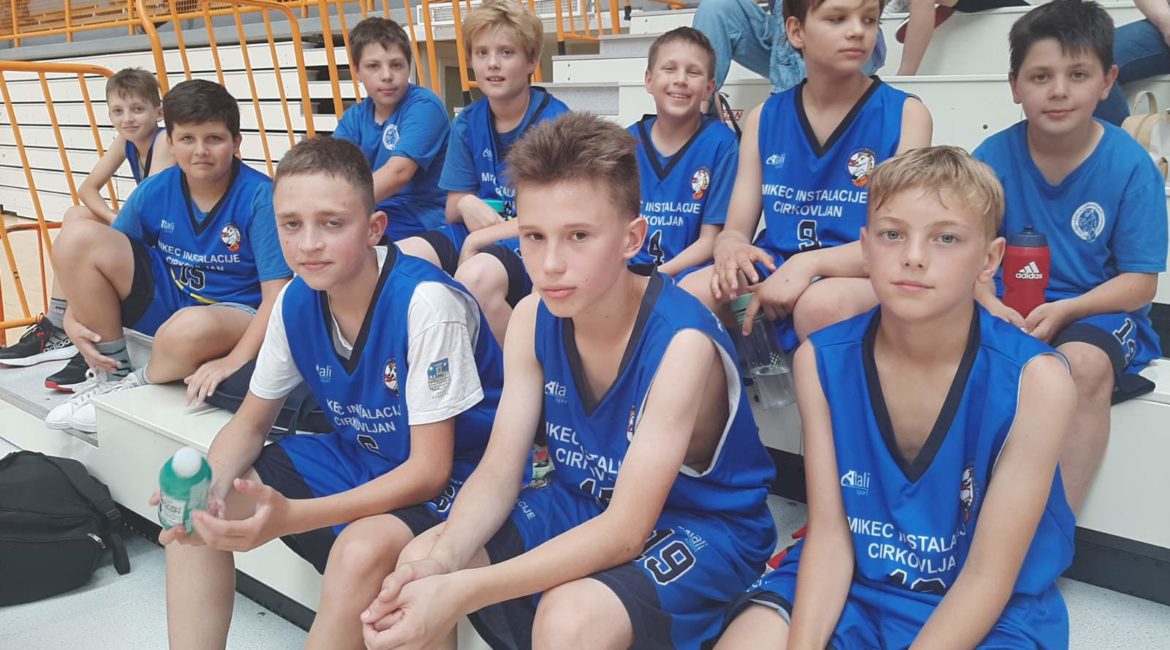 Igrači U-13 KK Međimurje Čakovec