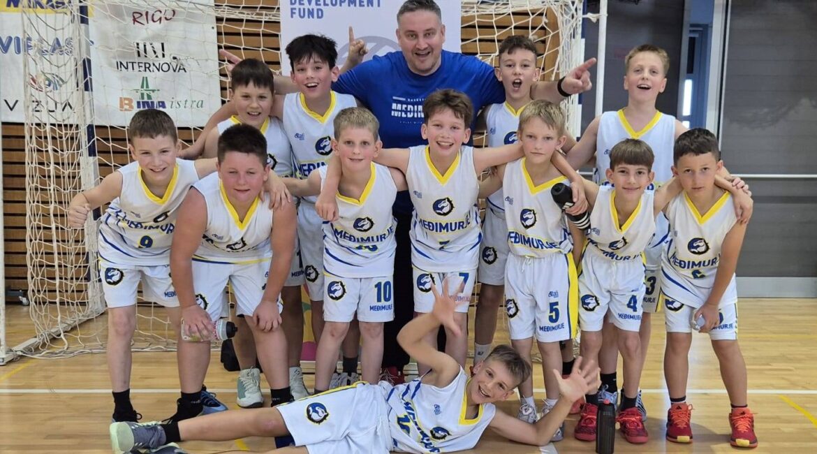 Ekipa Međimurje U11 osvojila je izvrsno 7. mjesto na PH u mini-košarci